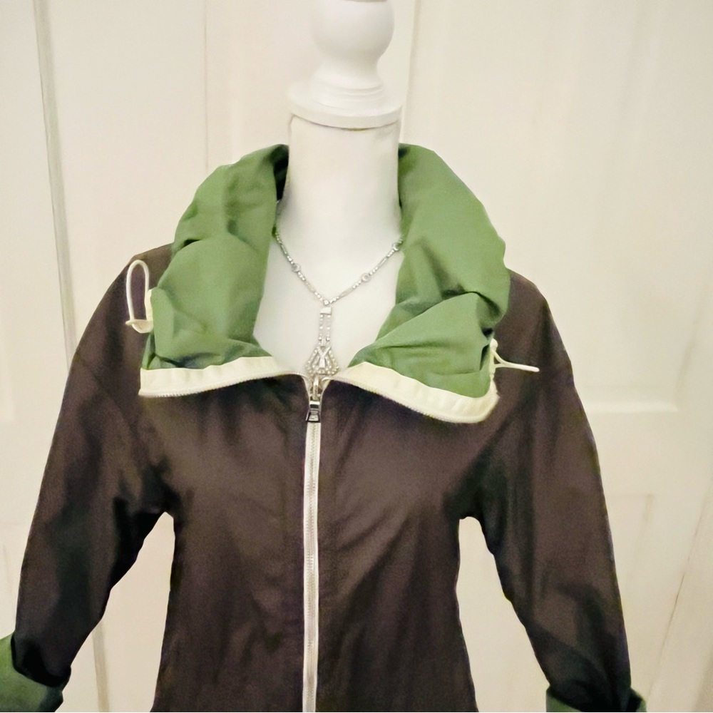 Prada Reversible Lightweight Jacket Gray Green 40 - image 7
